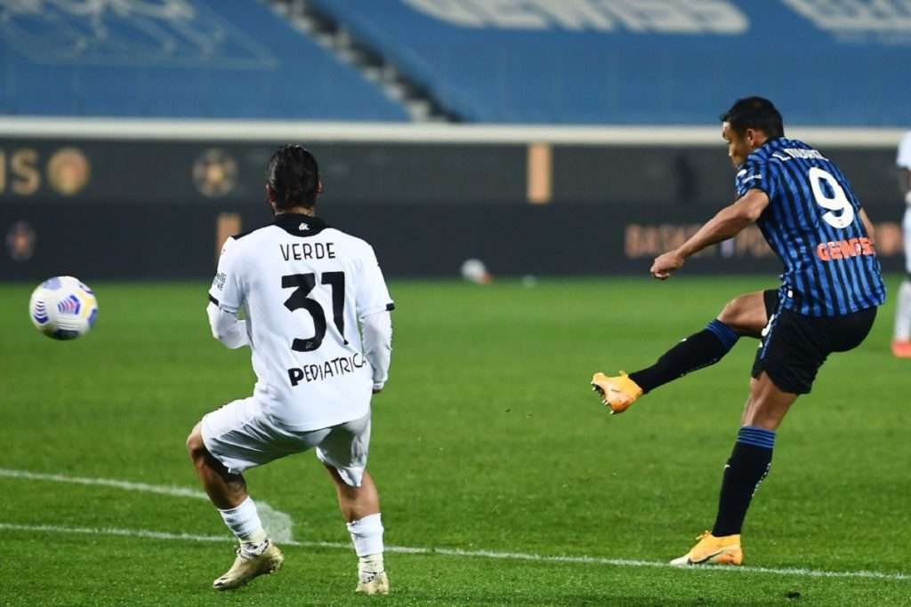 gol Luis Muriel, Atalanta-Spezia