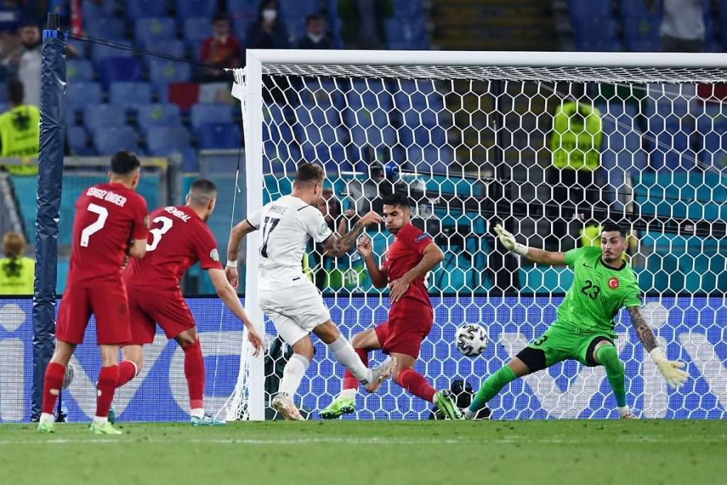 gol Ciro Immobile, Italia-Turchia