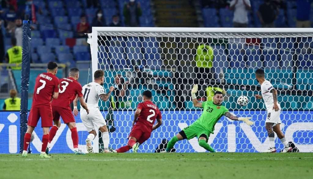 gol Immobile, Turchia-Italia