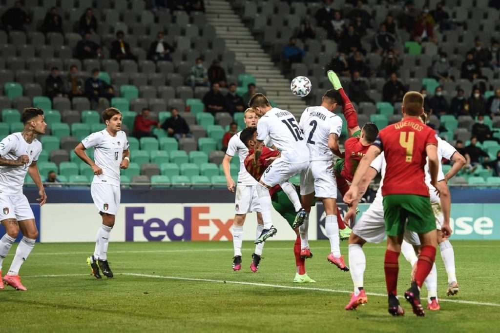 gol Mota, Portogallo-Italia U21