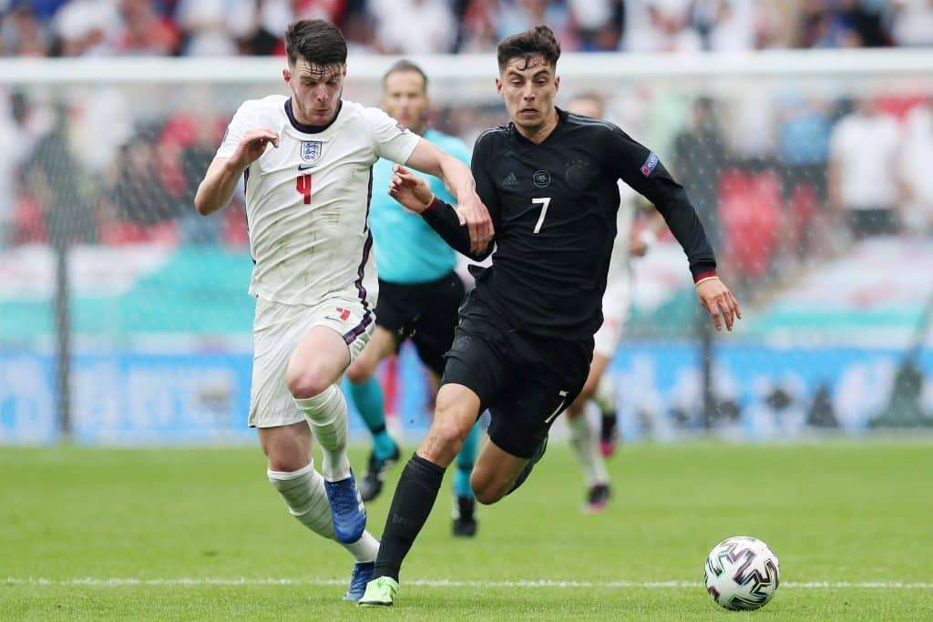 Havertz-Rice, Inghilterra-Germania