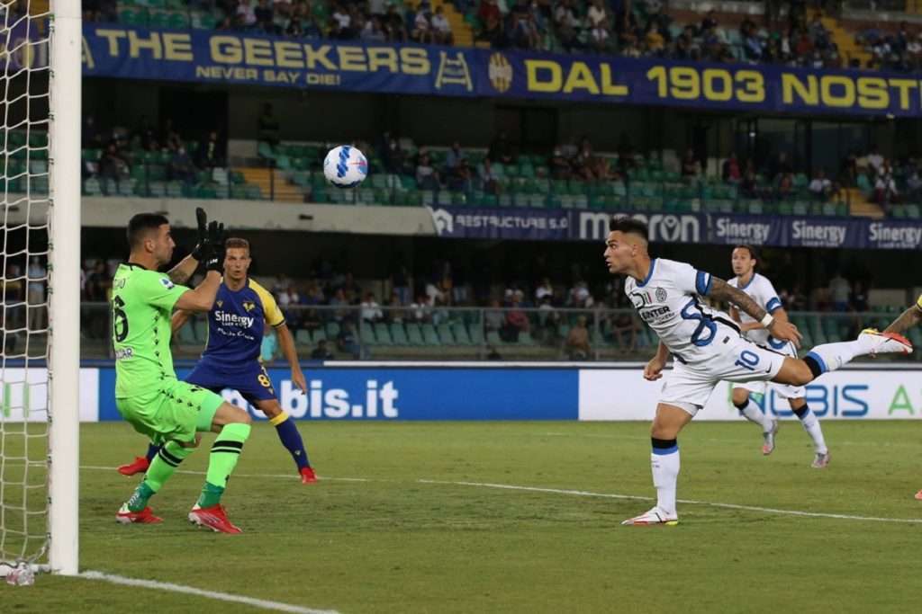 gol Lautaro Martinez, Verona-Inter