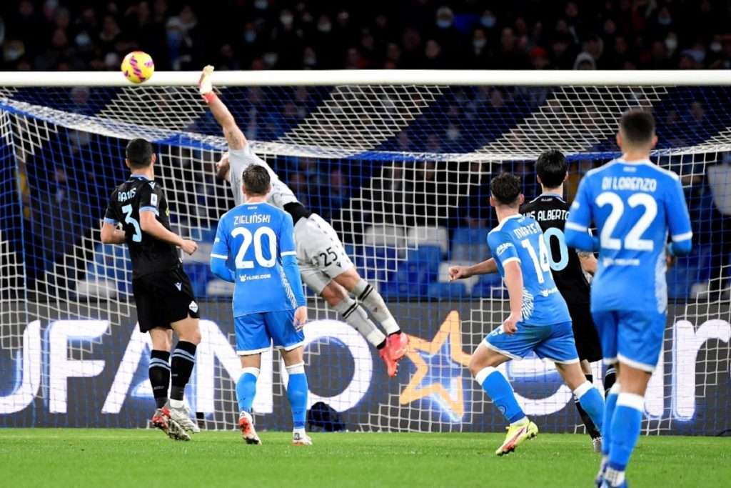 gol Dries Mertens, Napoli-Lazio
