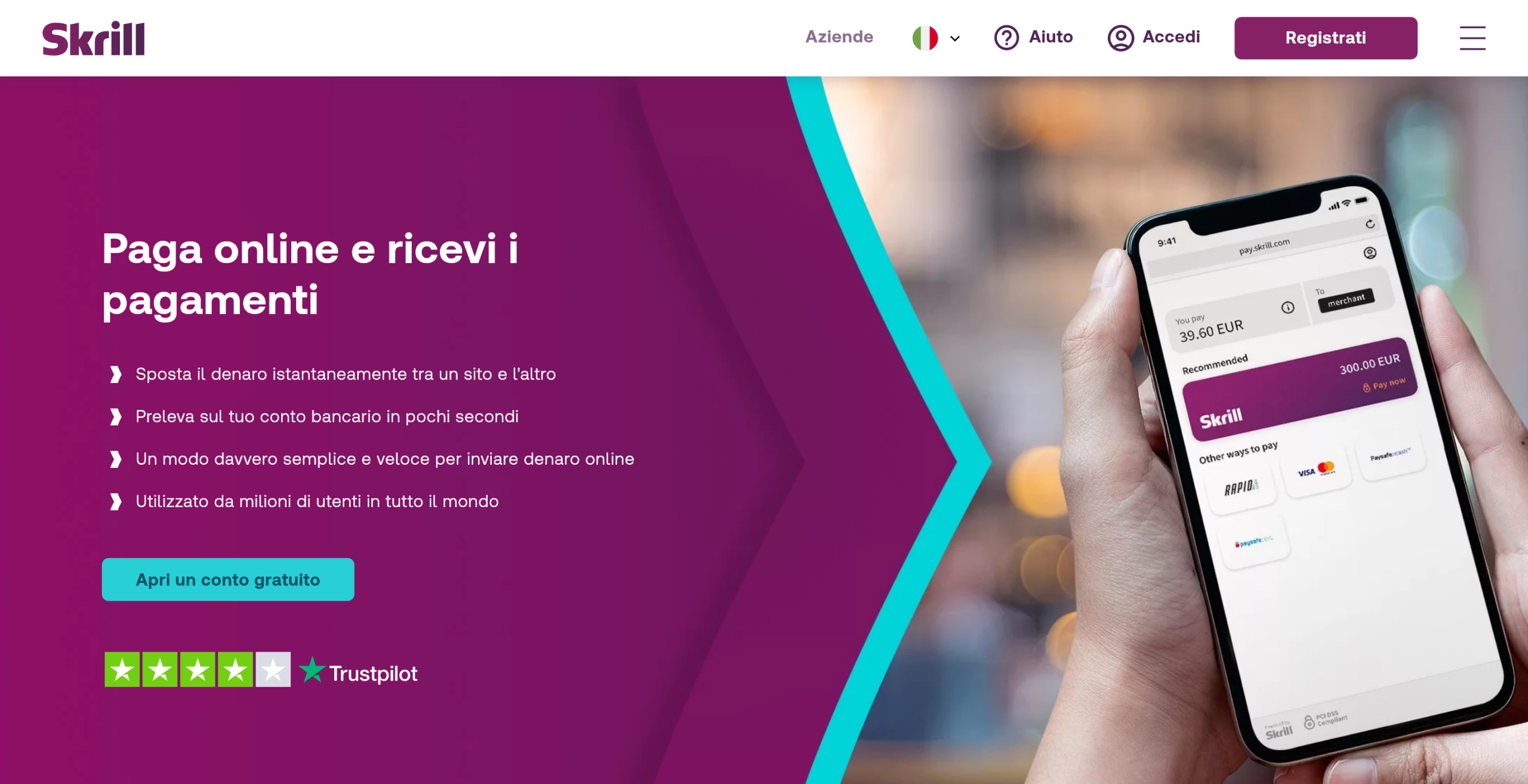 Migliori Casinò Skrill sicuri e affidabili 2024
