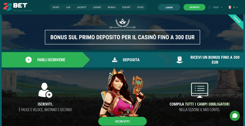 1Bet Casinò non AAMS 22Bet Casinò