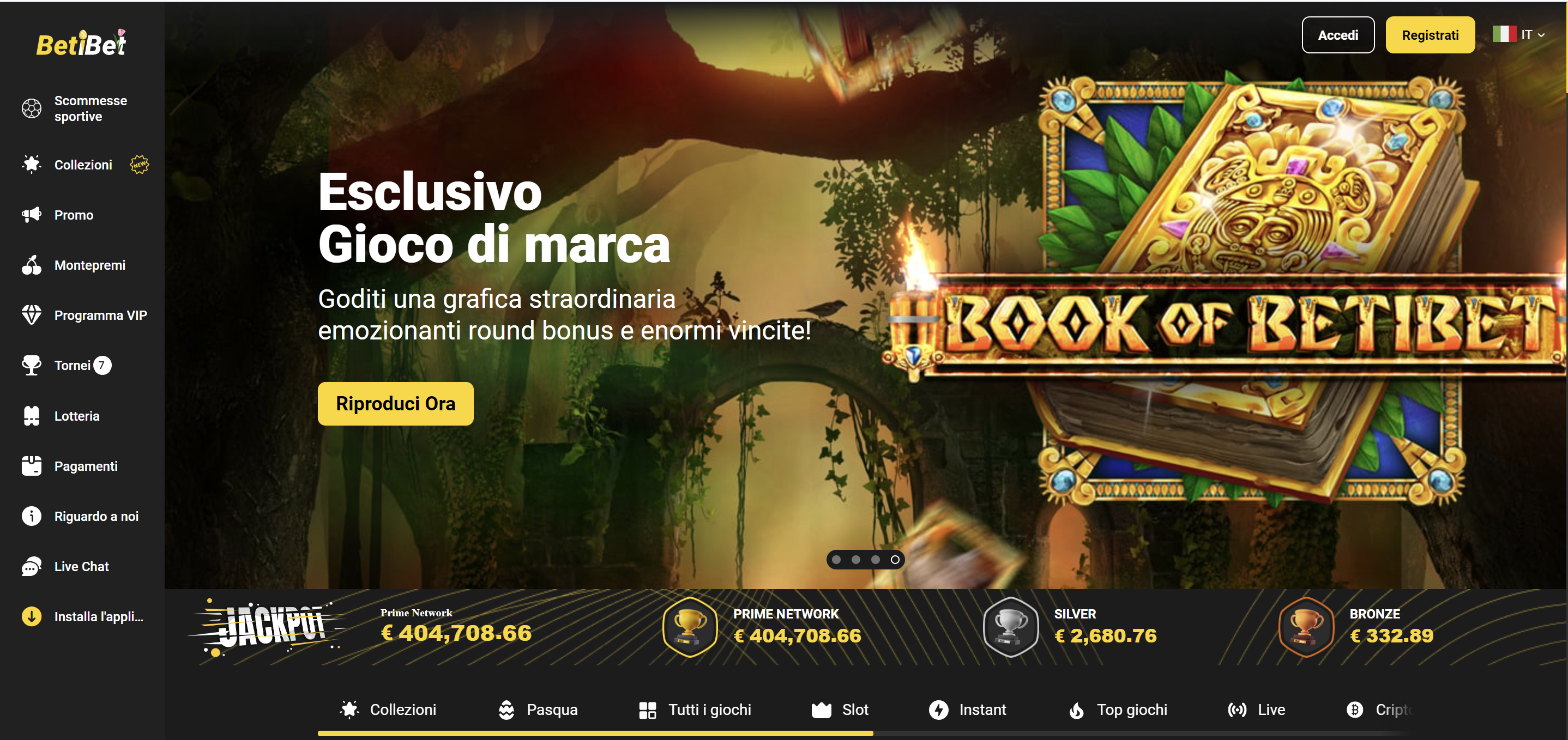 BetiBet Casino Non Aams
