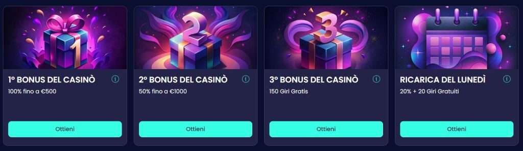 benvenuto Booms.bet