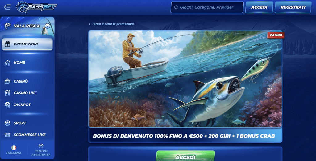 Bassbet Casino non AAMS