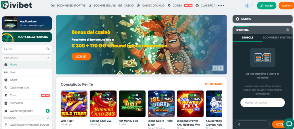 Ivibet Casino non AAMS